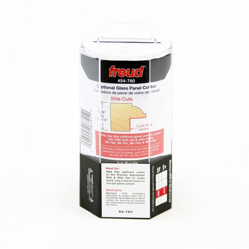 Freud 54-760: Glass/Screen Door Add-on Cutter for Premier Adjustable Rail & Stile Bit - Image 3